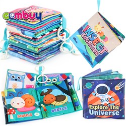 CB977012 CB977015 - Early educational washable reading baby touch soft toy cloth book